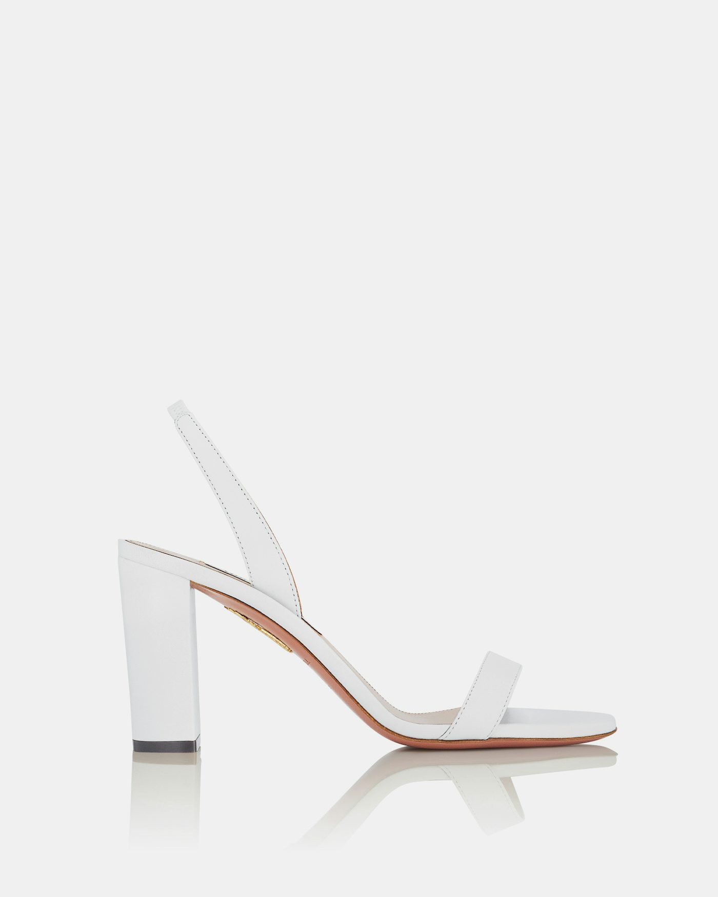 So Nude Block Sandal 85 白色 2