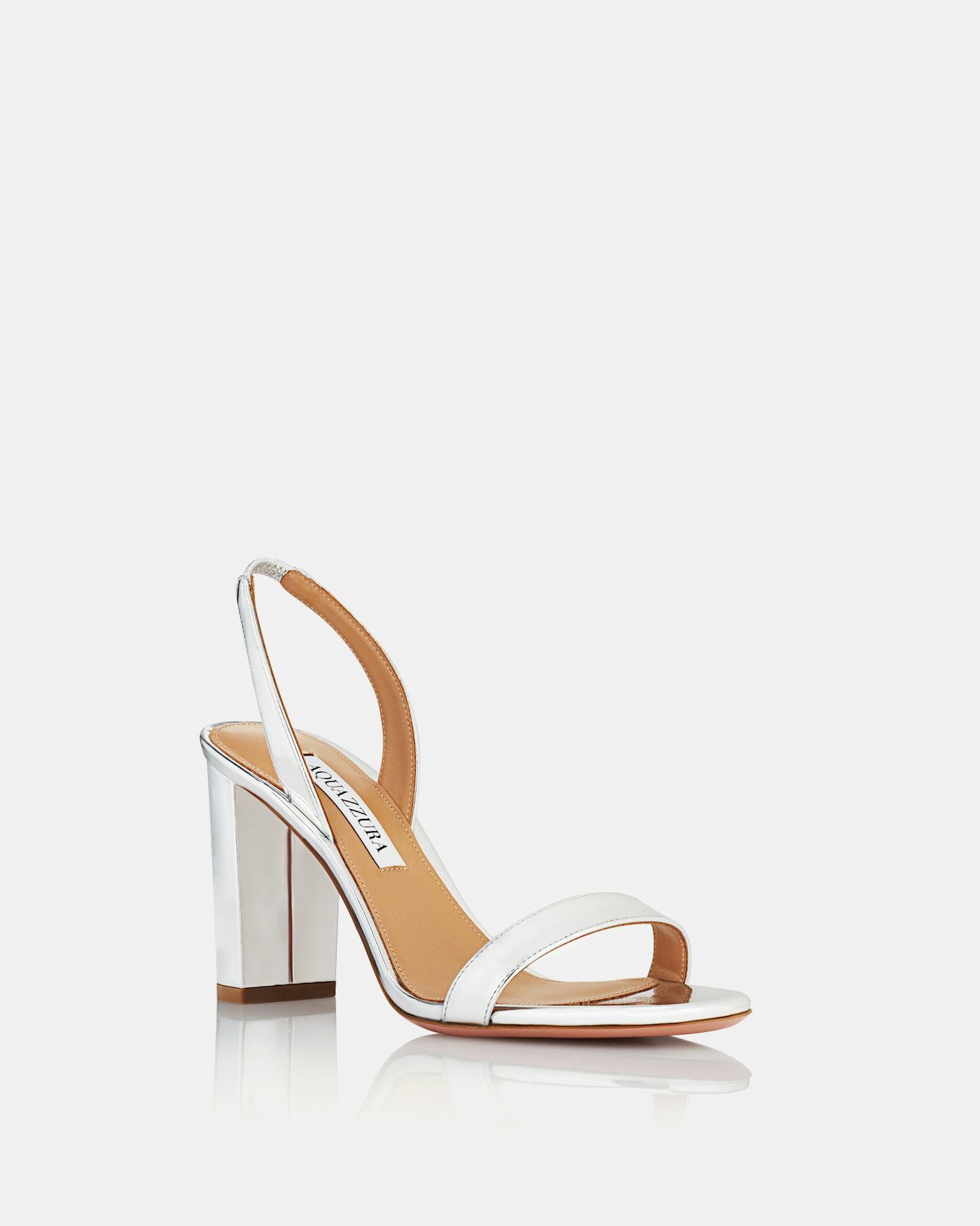 So Nude Block Sandal 85 ARGENTO 1