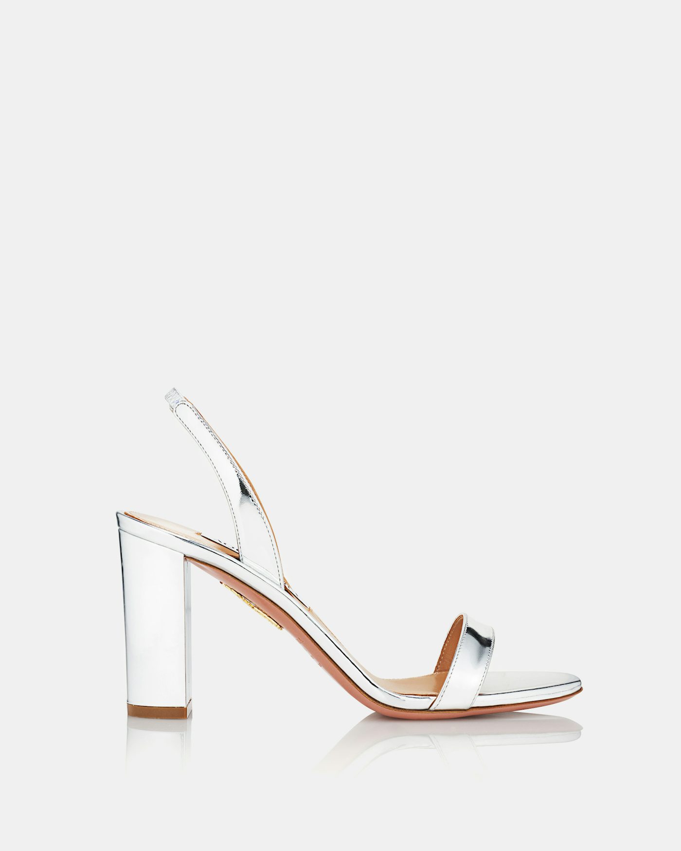 So Nude Block Sandal 85 ARGENTO 2