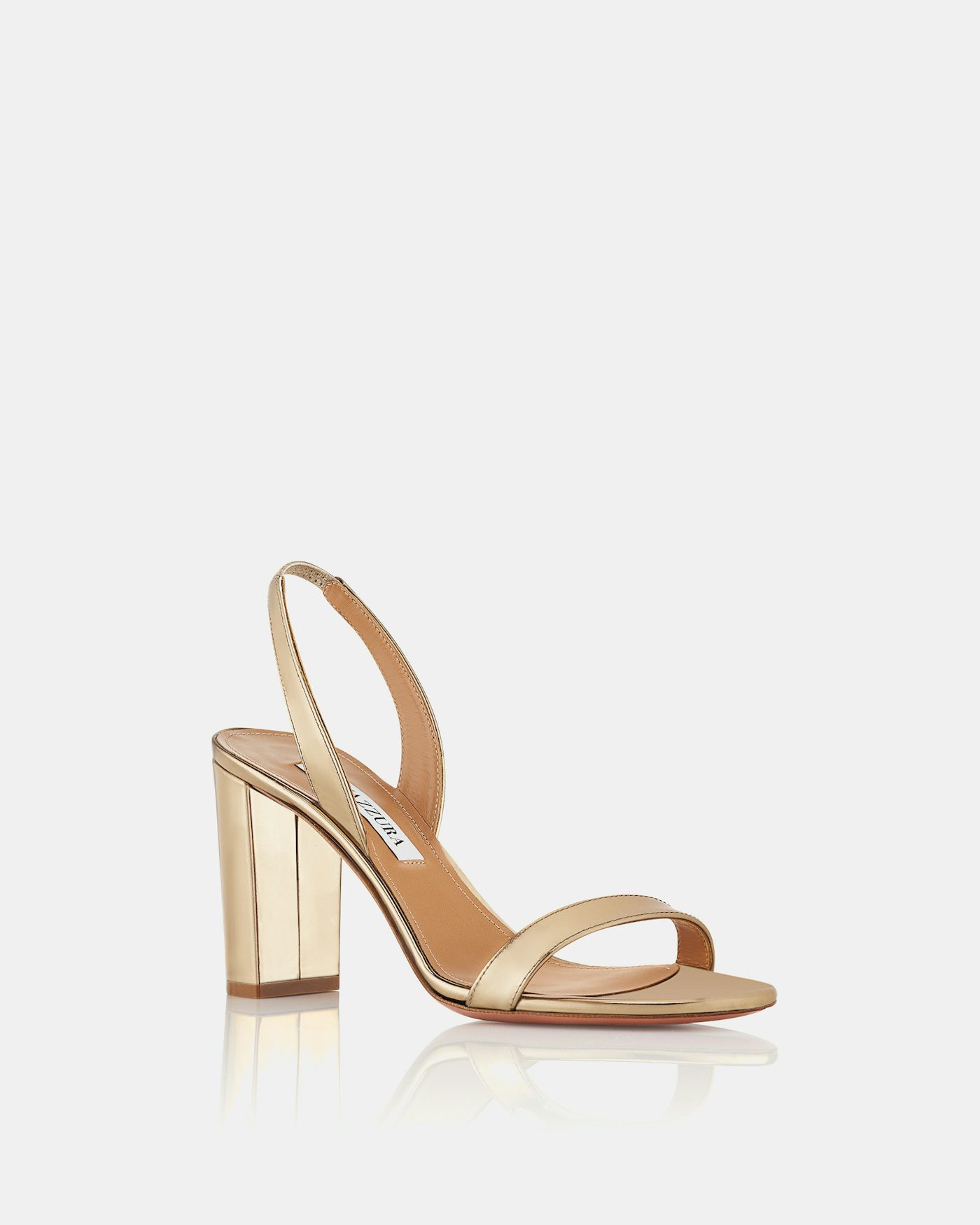 So Nude Block Sandal 85 ORO 1
