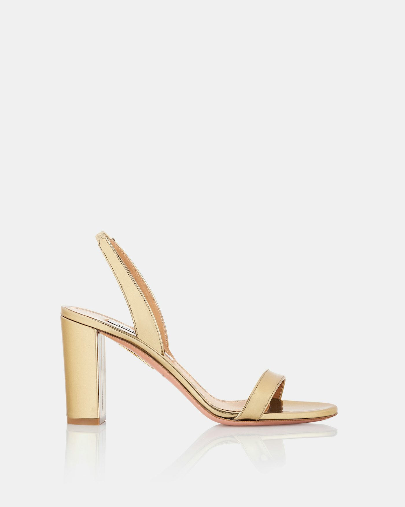 So Nude Block Sandal 85 ORO 2