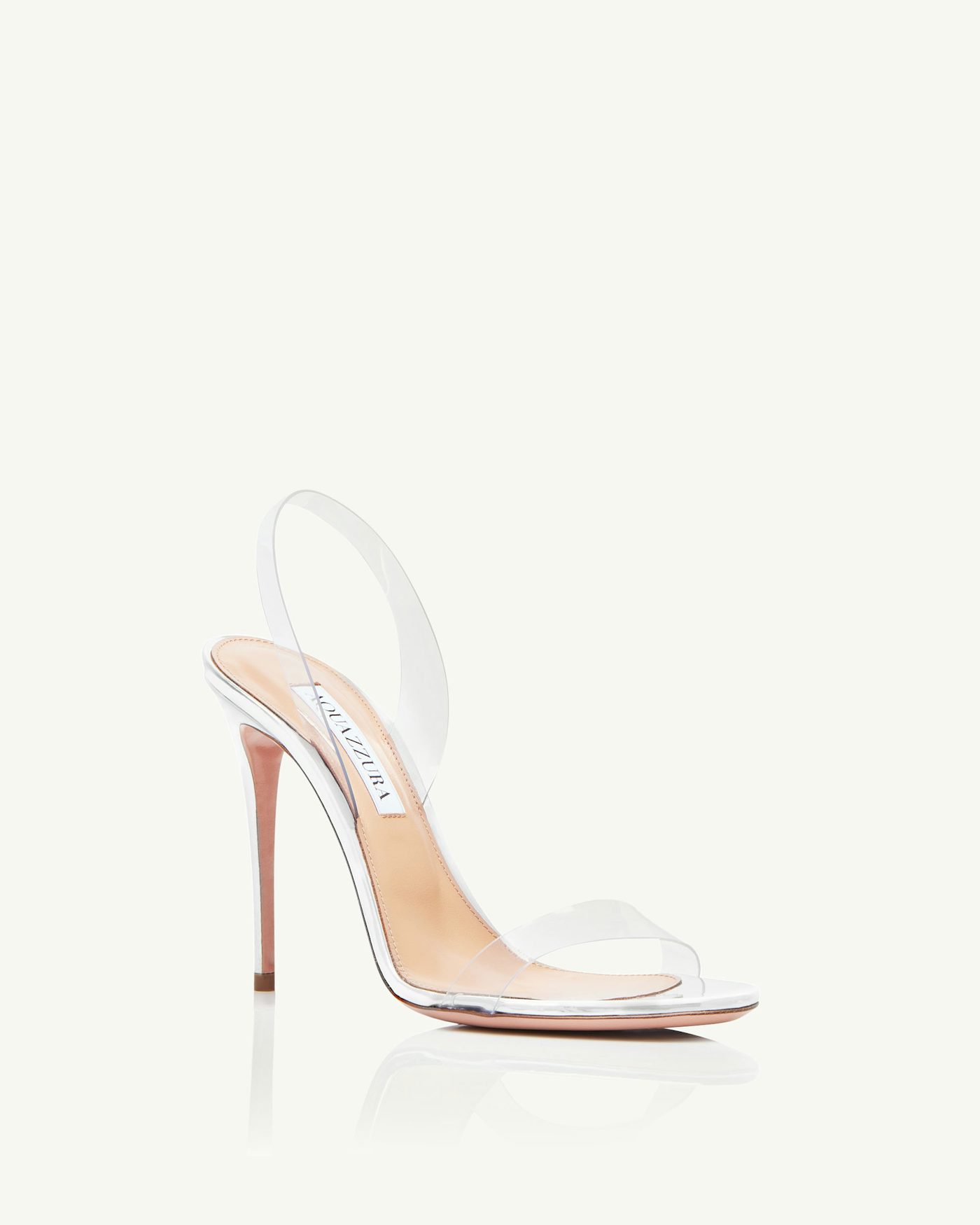 So Nude Plexi Sandal 105 SILVER 1