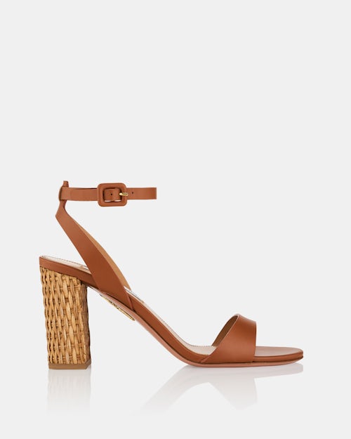 Riz様 アクアズーラ AQUAZZURA アンクルストラップフラットシューズ  