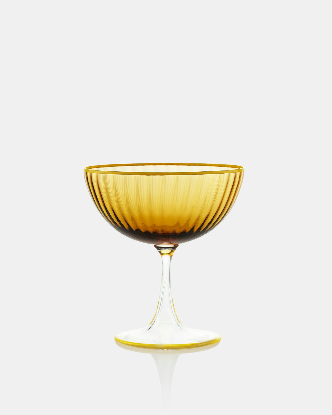 Striped Champagne Glass AMBRA 2