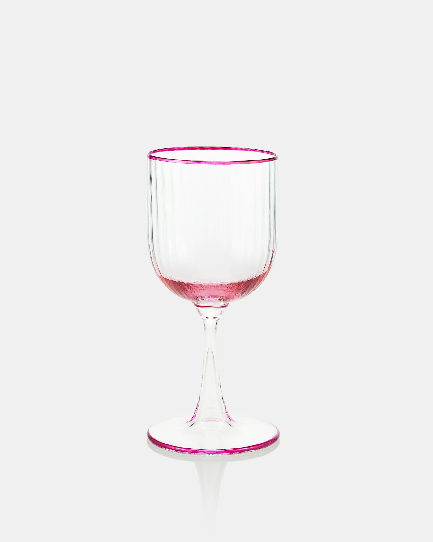 Striped Red Wine Glass ROSA 2