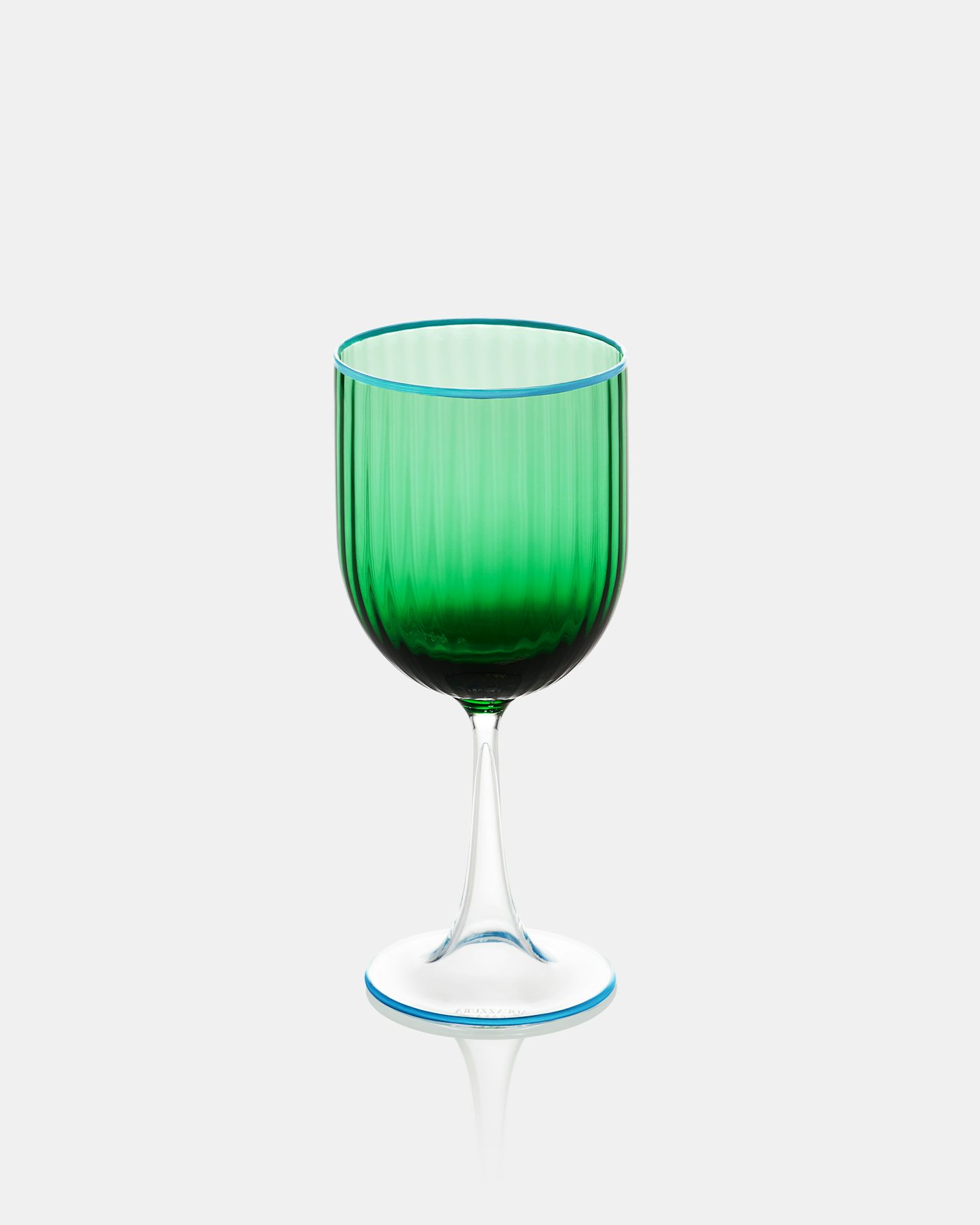 Striped Red Wine Glass VERDE 1