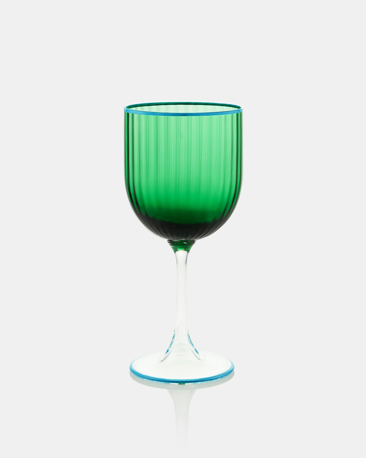 Striped Water Glass VERDE 2