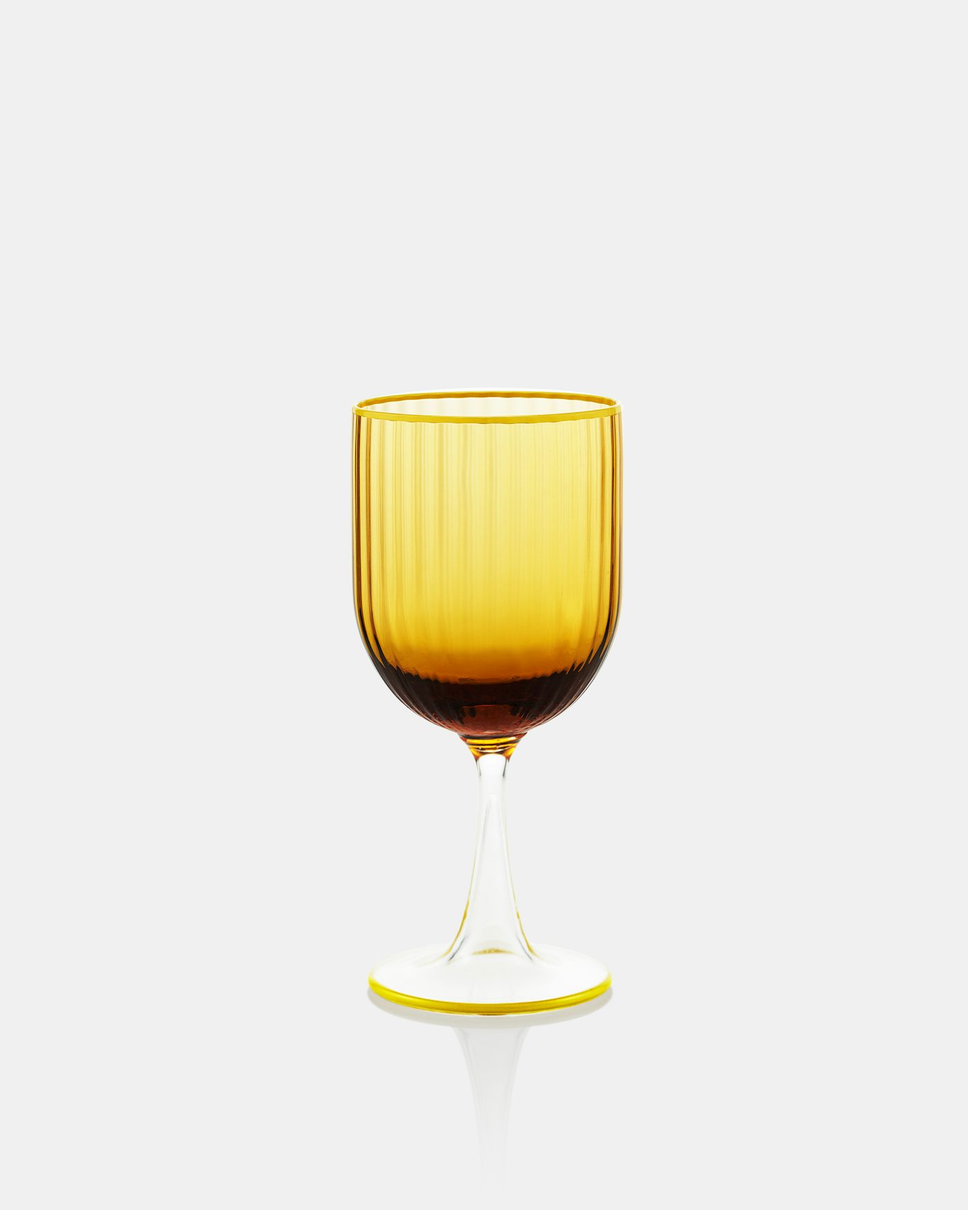 Striped White Wine Glass AMBRA 2