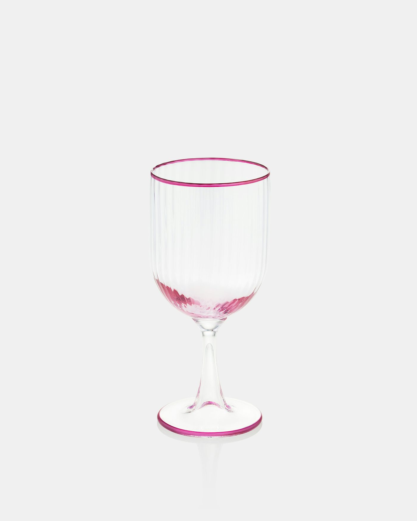 Striped White Wine Glass ROSA 1