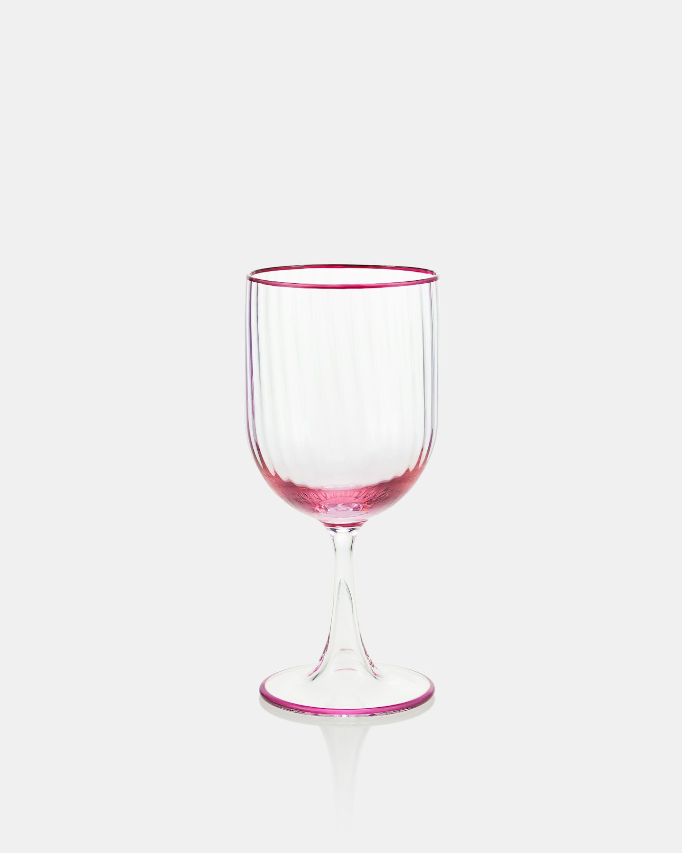 Striped White Wine Glass ROSA 2