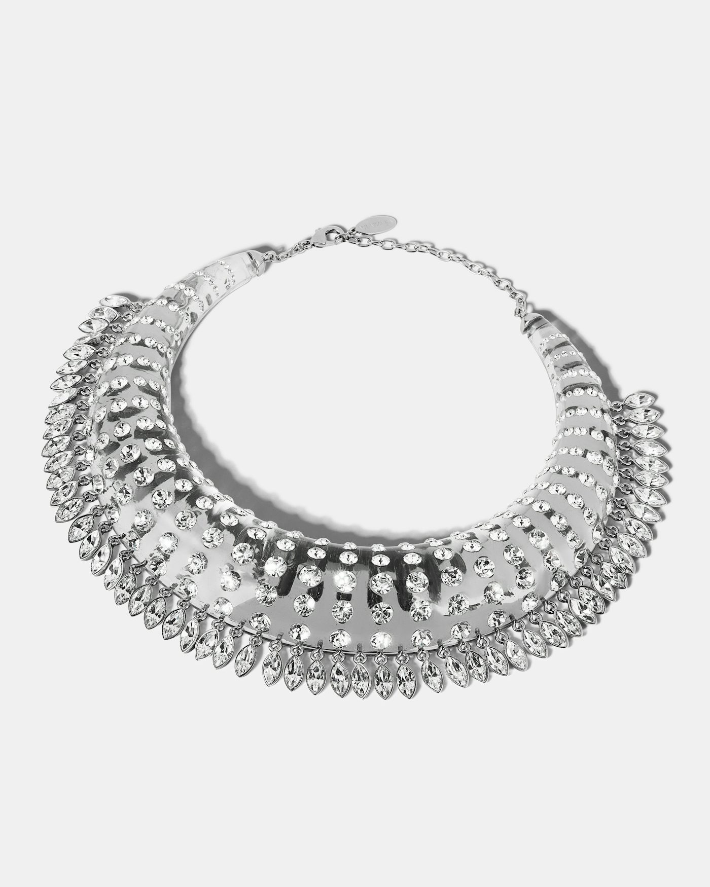 Temptation Crystal Necklace SILVER 1