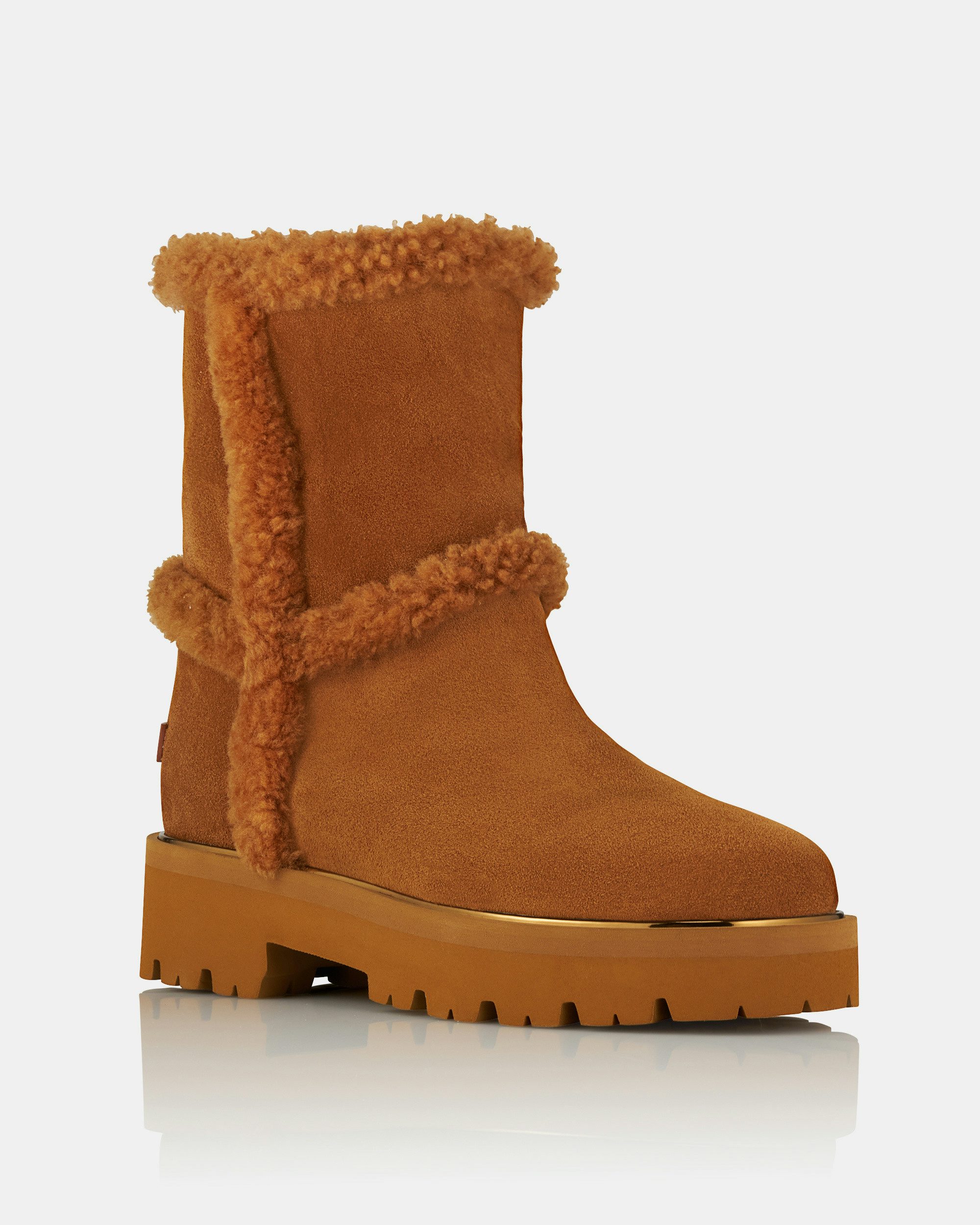 Teddi Bootie 20 BROWN Aquazzura@ Official