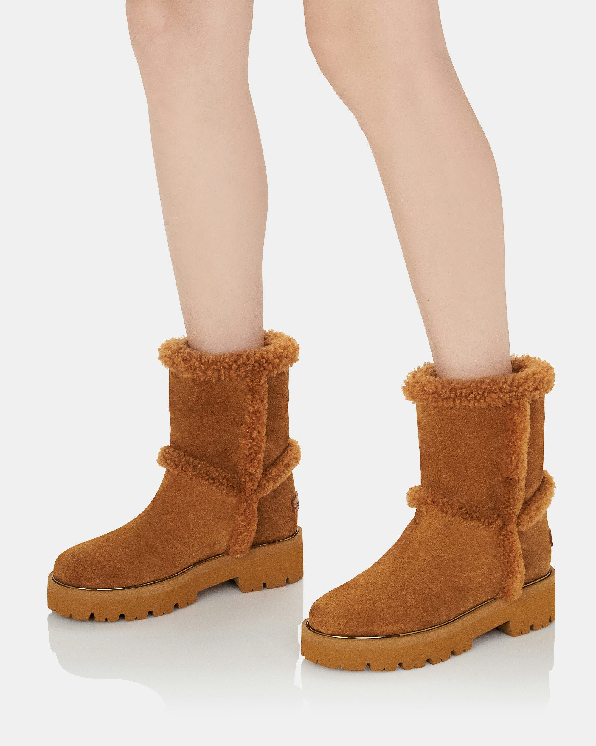 Teddi Bootie 20 BROWN Aquazzura@ Official