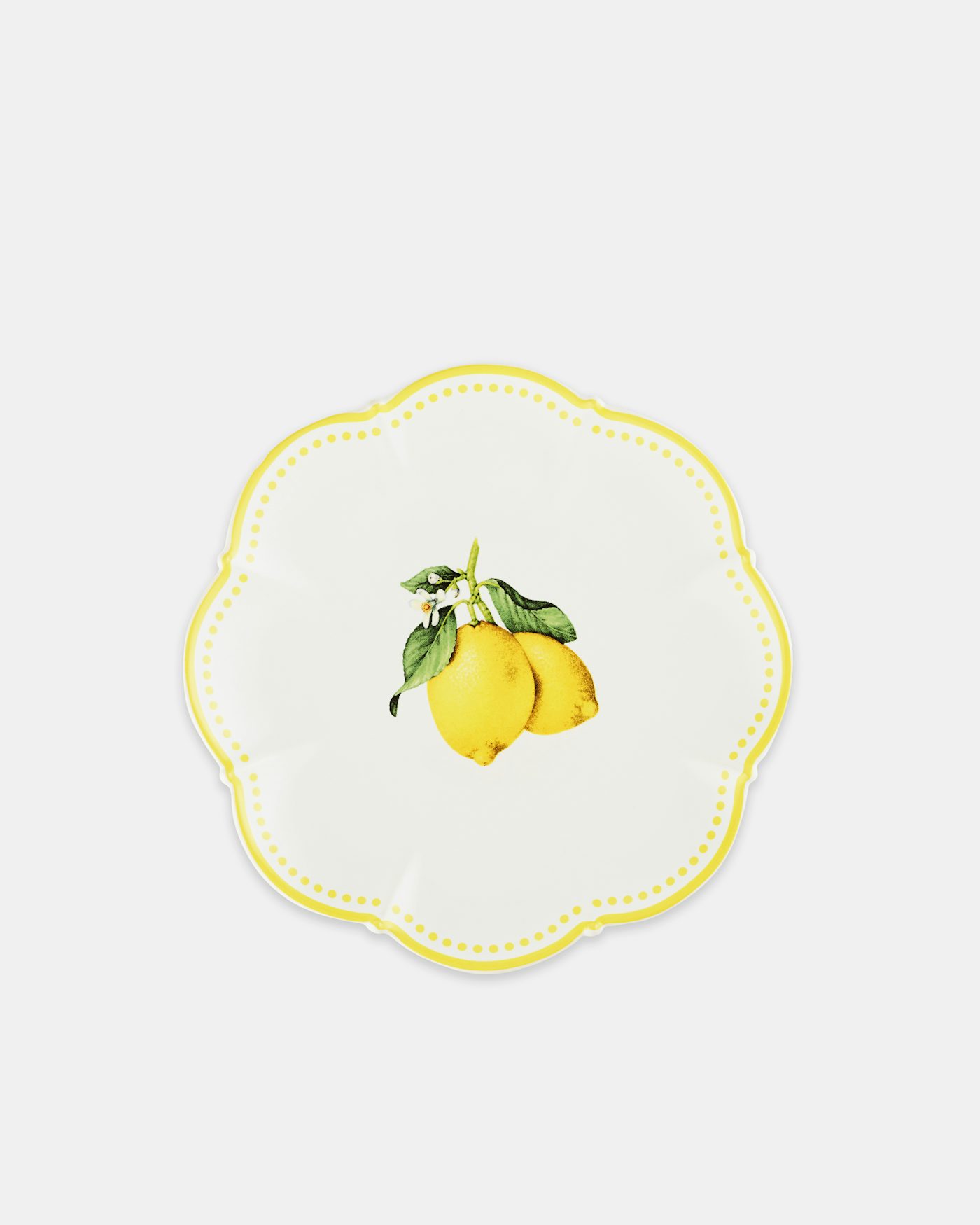 Tutti Frutti Dessert Plate YELLOW 2