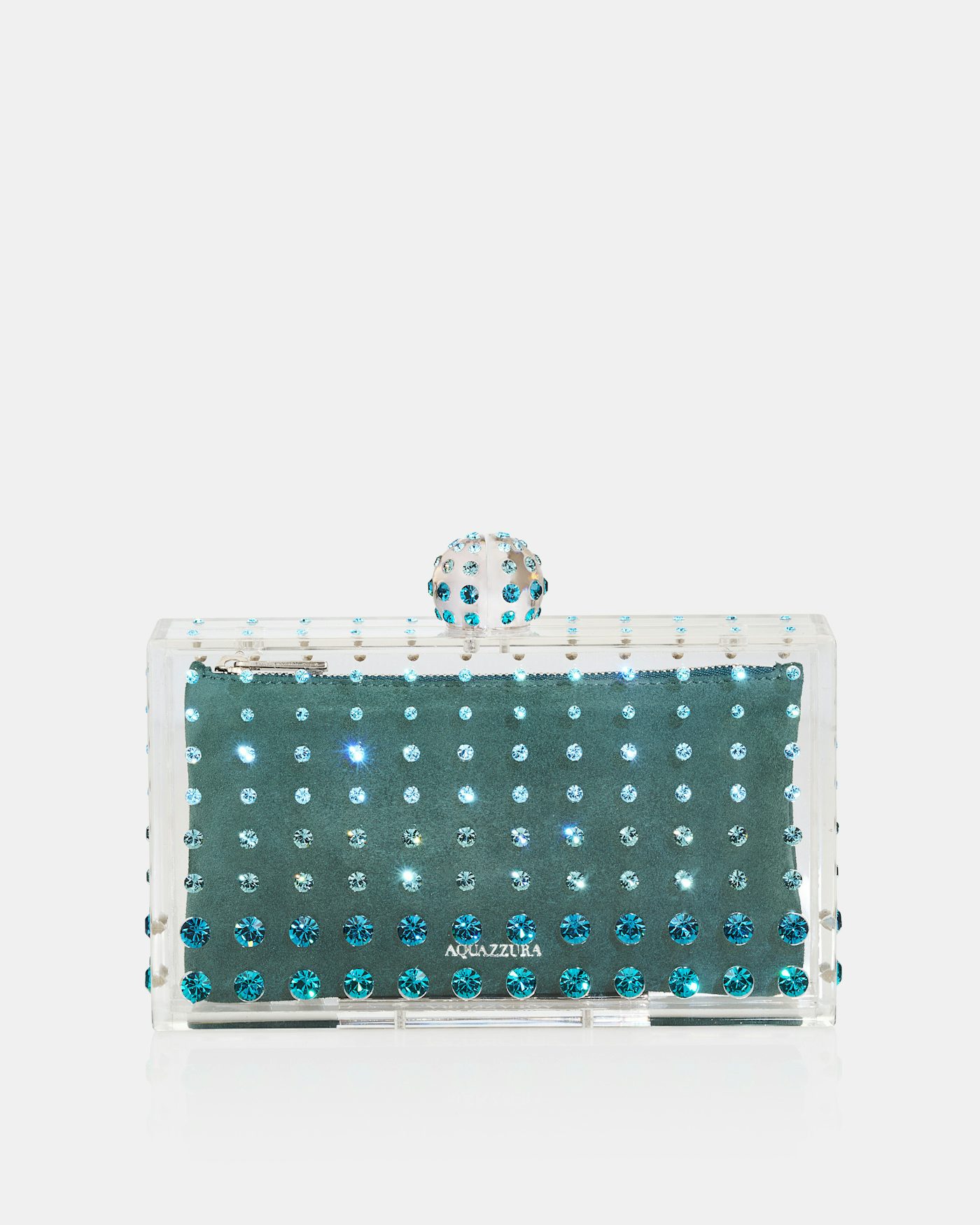 Tequila Clutch TRANSPARENT/LIGHT TEAL/PALLADIUM 2