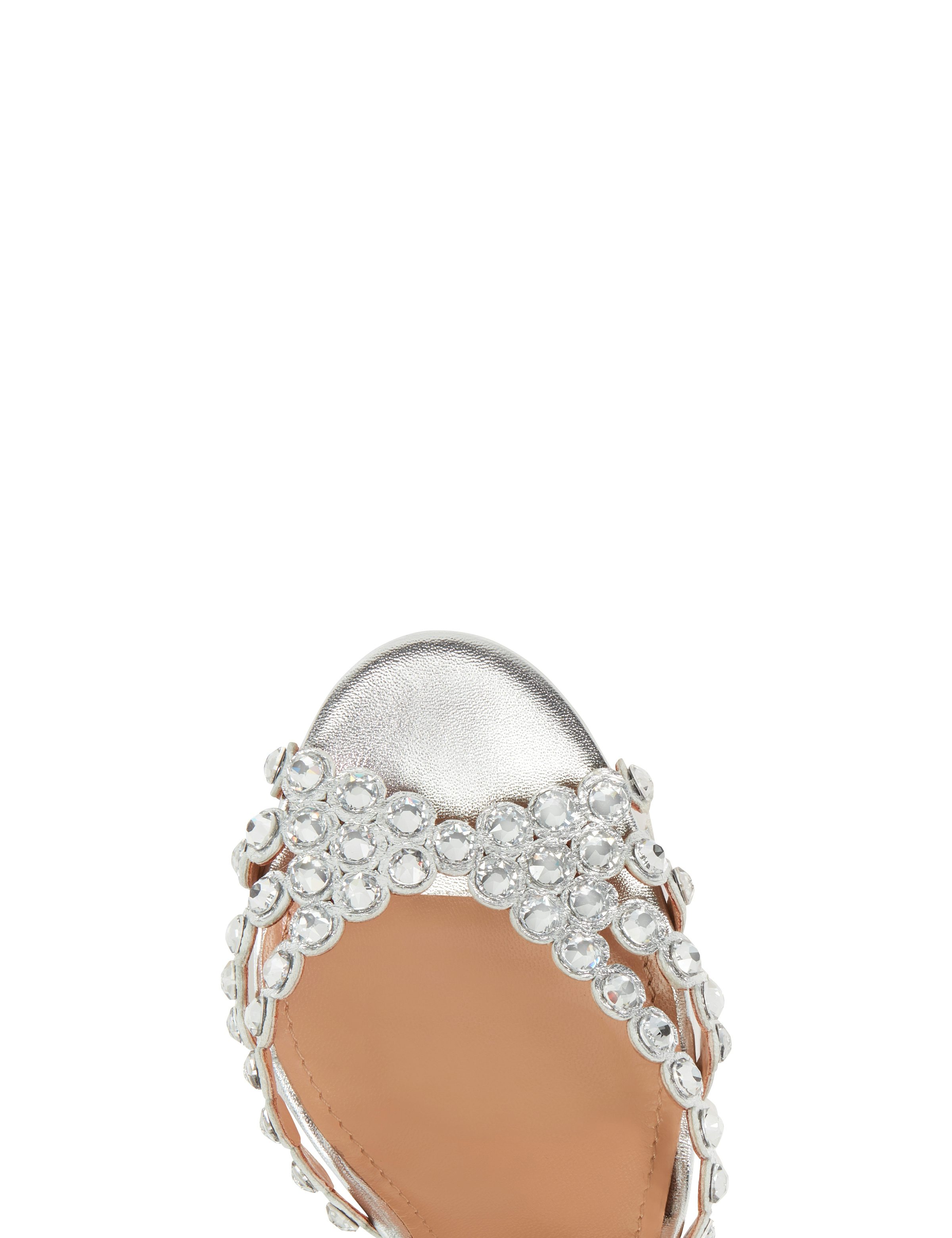 Tequila Sandal 105 SILVER Aquazzura@ Official