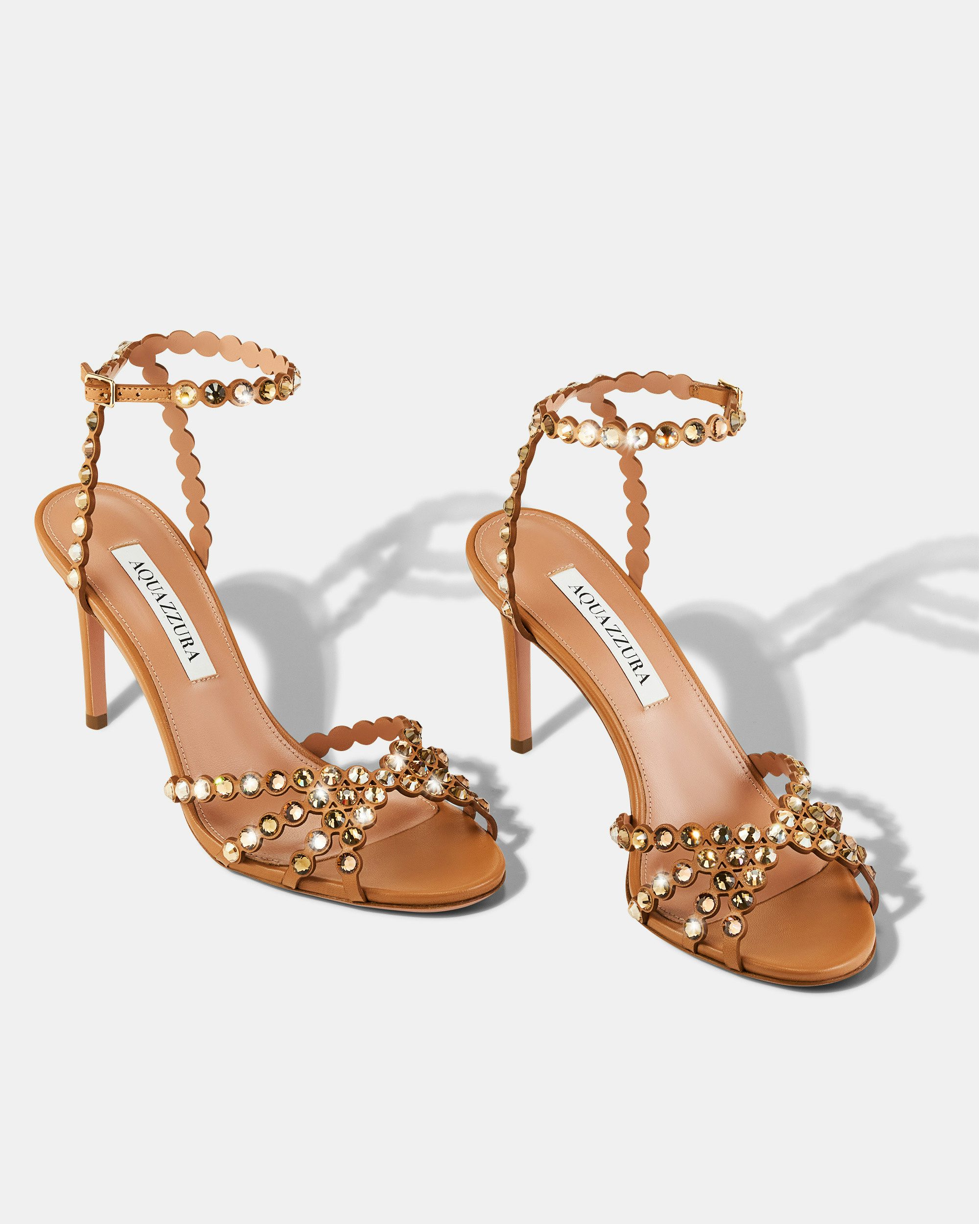 Tequila Sandal 85 BROWN Aquazzura@ Official