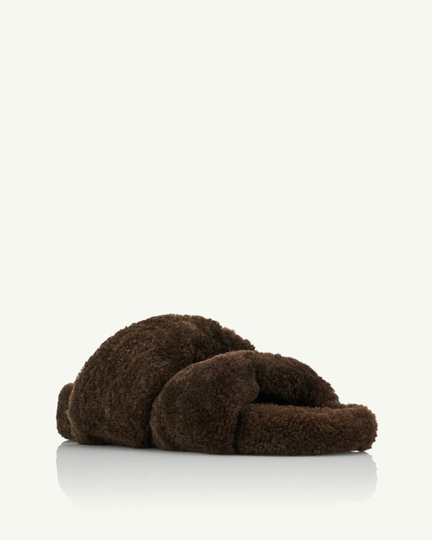 Twist Shearling Footbed MARRON 1