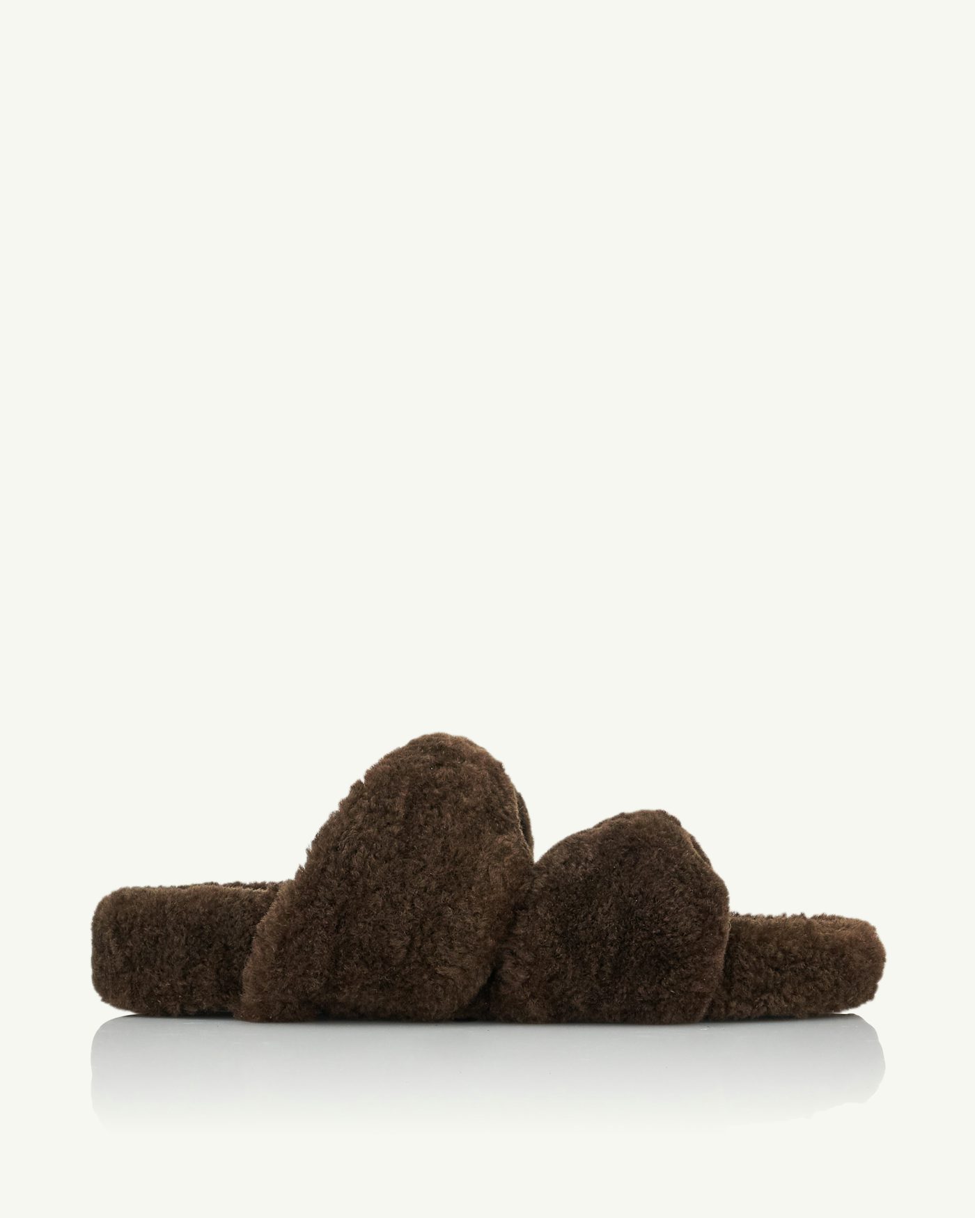 Twist Shearling Footbed MARRON 2