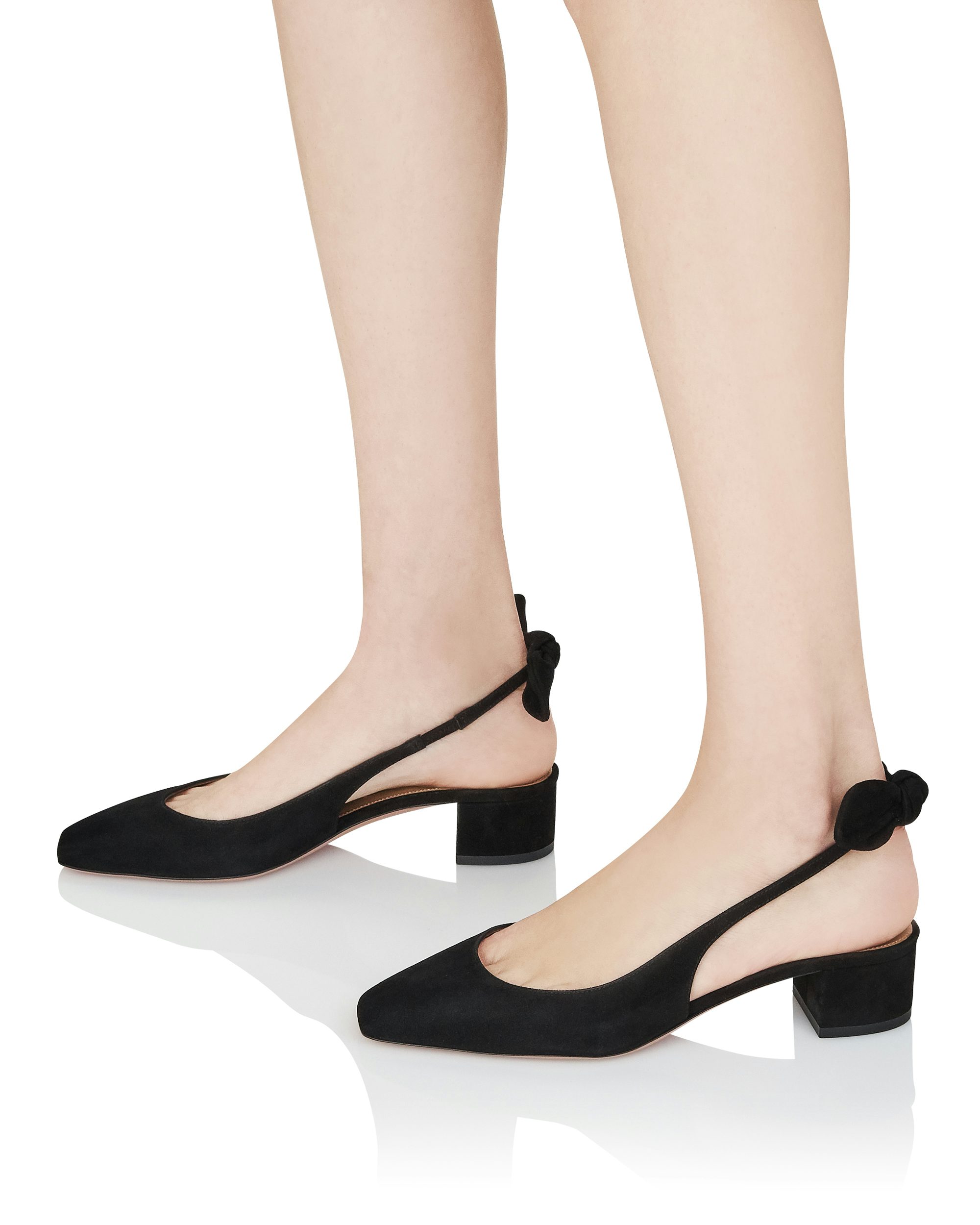 Very Bow Tie Sling 35 BLACK Aquazzura@ Official