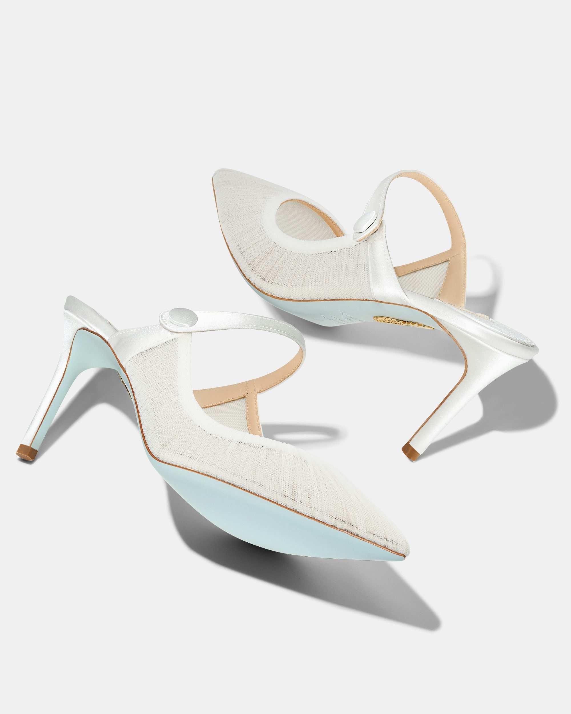 Voile Mule 75 WHITE Aquazzura@ Official