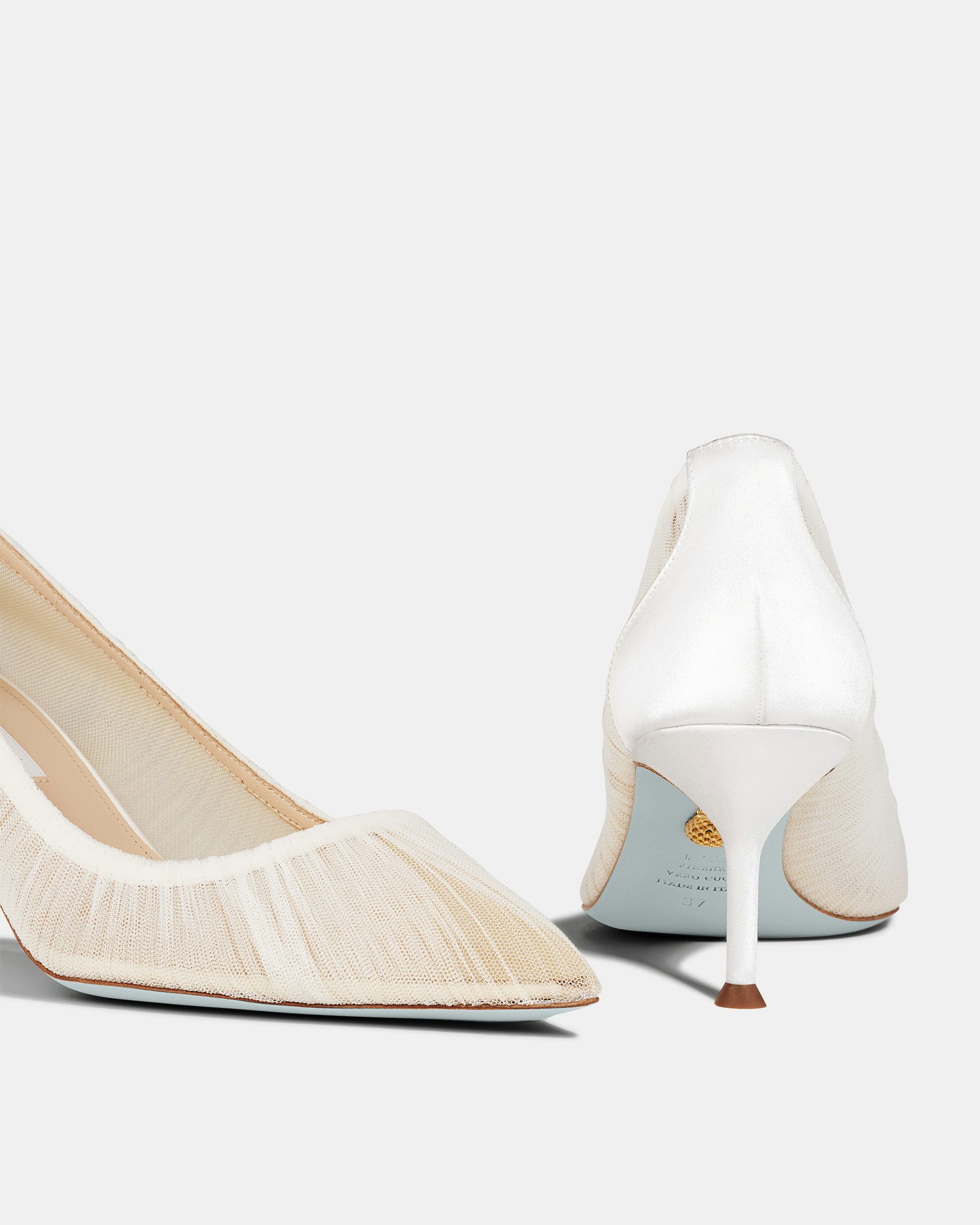 Voile Pump 65 WHITE Aquazzura@ Official