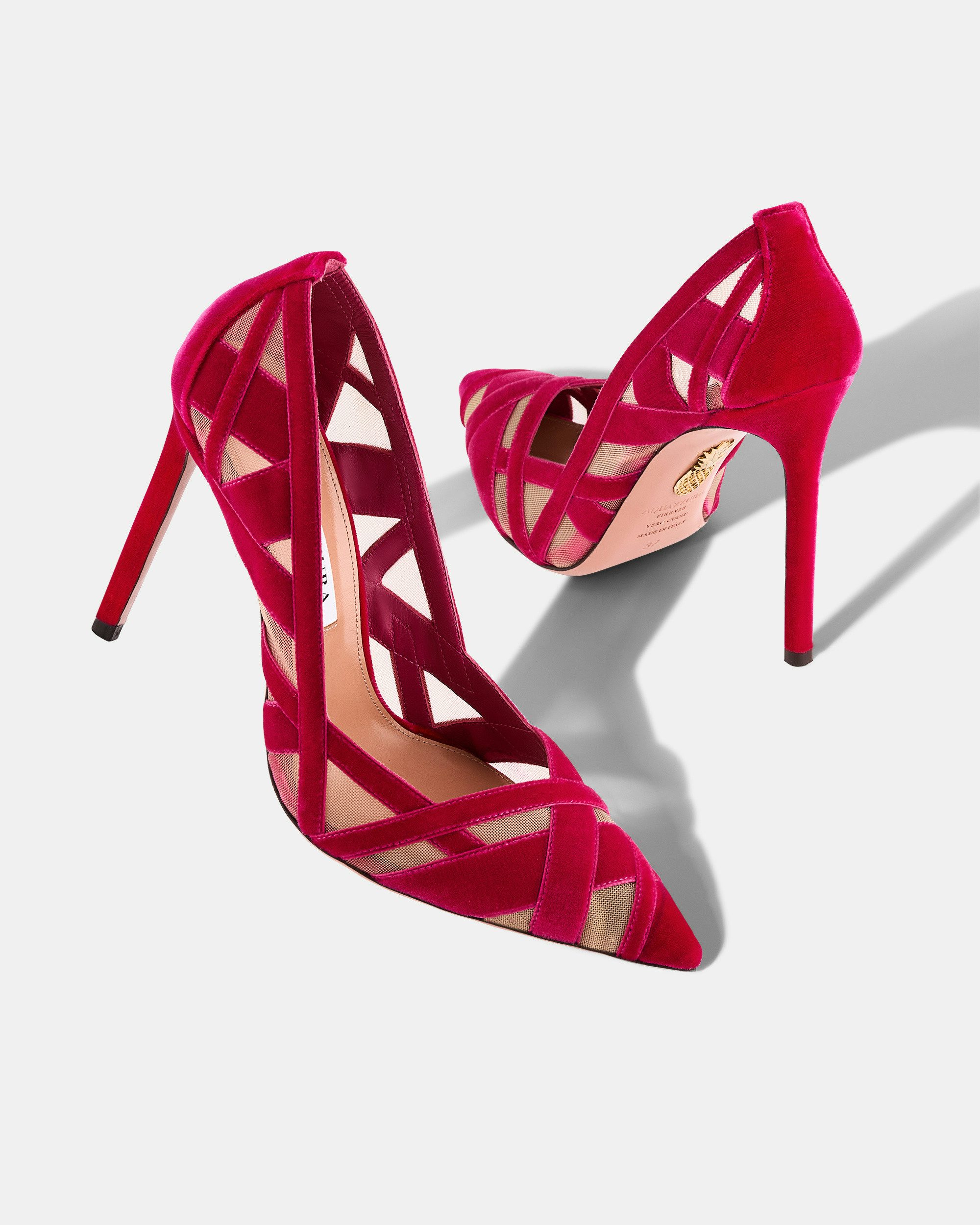 Wrap Me Up Pump 105 FUCHSIA Aquazzura@ Official